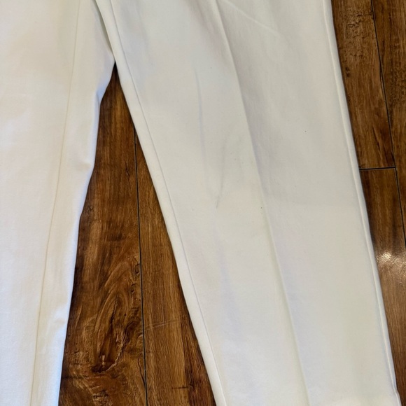 CHARTER CLUB Women’s White Tummy Slimming Newport Slim Leg Crop Pants Size 8 - Picture 8 of 12